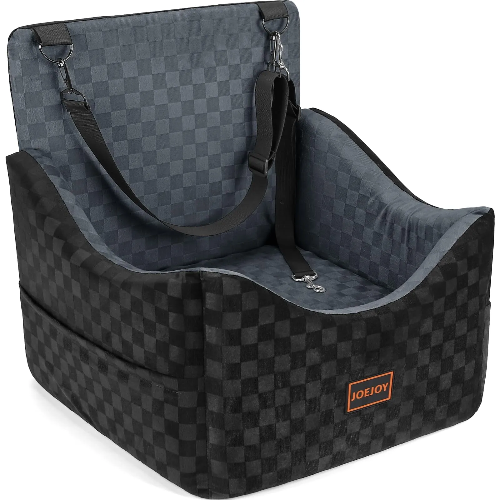 JOEJOY Seggiolino Auto per Cani di Piccola e Media Taglia, Lavabile con Tasche e Memory Foam - immagine 1
