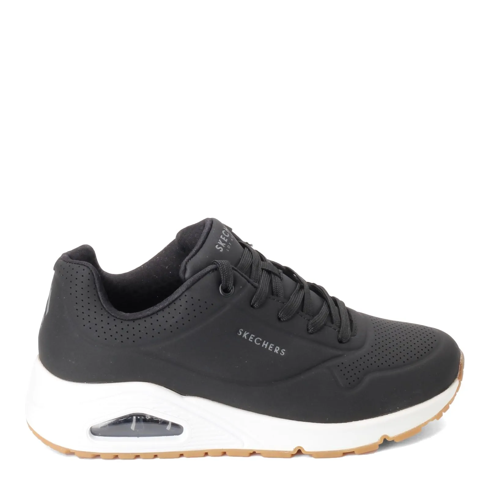 Skechers Uno Stand On Air Scarpe da Ginnastica Donna Nero e Bianco 39.5 EU Larga - immagine 3