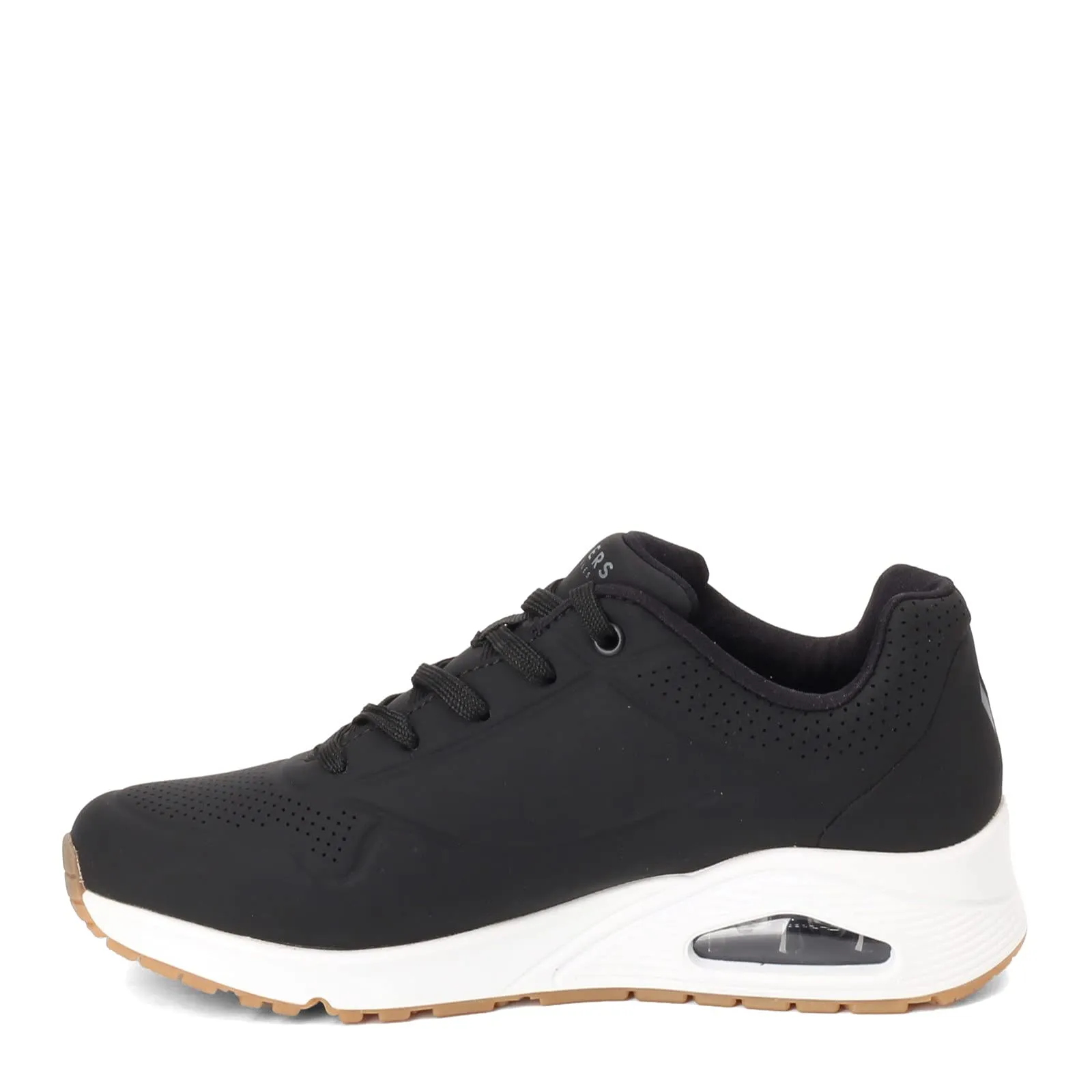 Skechers Uno Stand On Air Scarpe da Ginnastica Donna Nero e Bianco 39.5 EU Larga - immagine 5