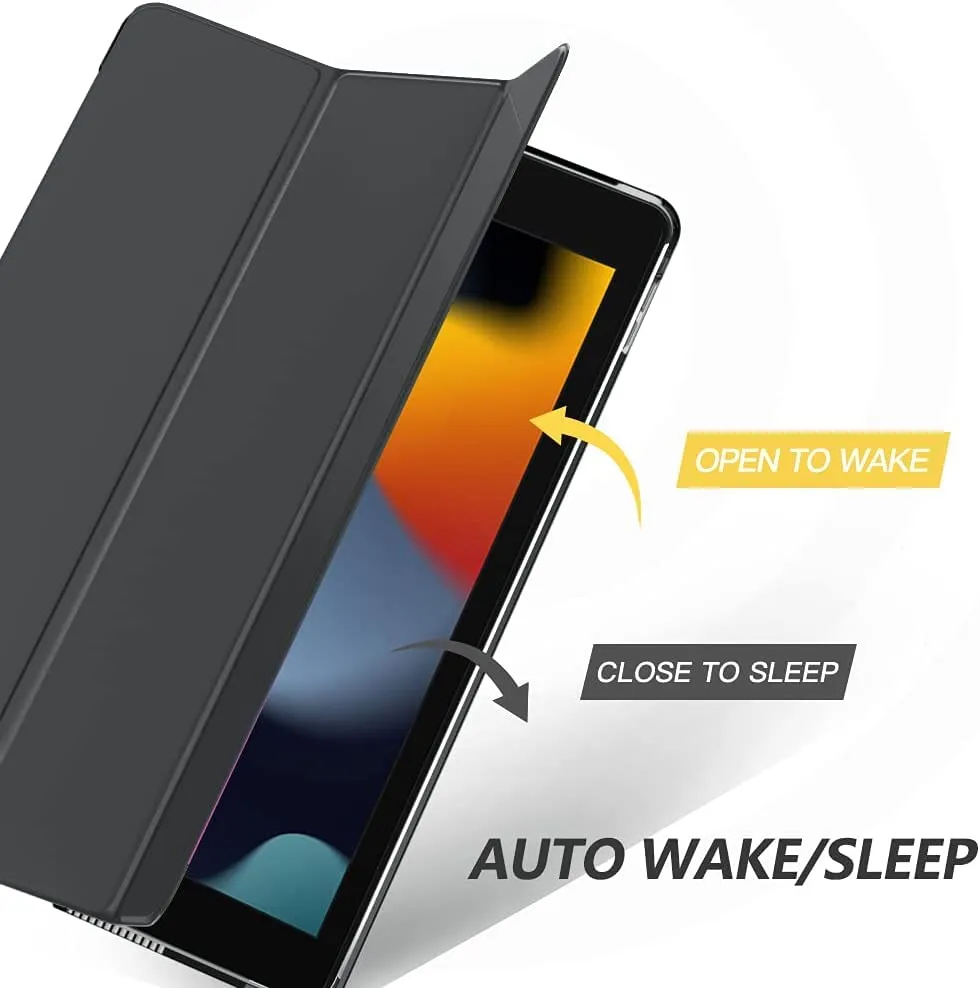 MoKo Cover for iPad 9th/8th/7th Gen 10.2" (2021/2020/2019), Space Gray - immagine 5
