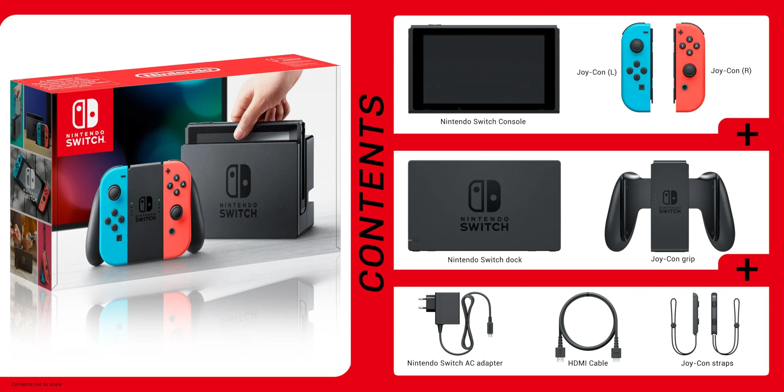 Nintendo Switch Console Neon Blue/Red [2021 Edition] 6.2" LCD 32GB - immagine 2
