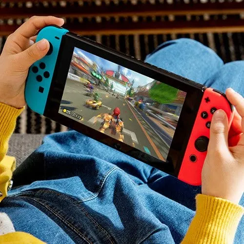 Nintendo Switch Console Neon Blue/Red [2021 Edition] 6.2" LCD 32GB - immagine 3