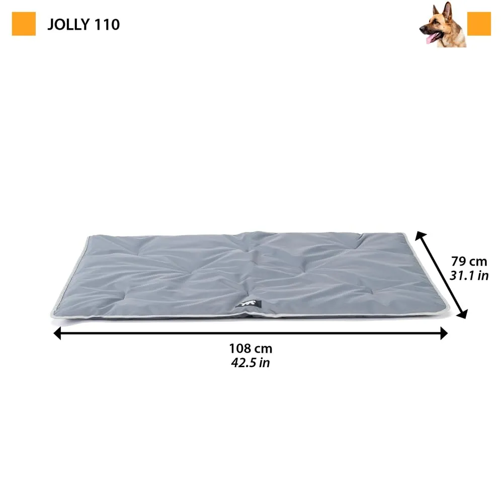 Ferplast Jolly Cuccia Cane e Gatto Antigraffio e Impermeabile, Tessuto Tecnico, Taglia Grande, 108 x 79 x 3,5 cm, Grigio - immagine 2