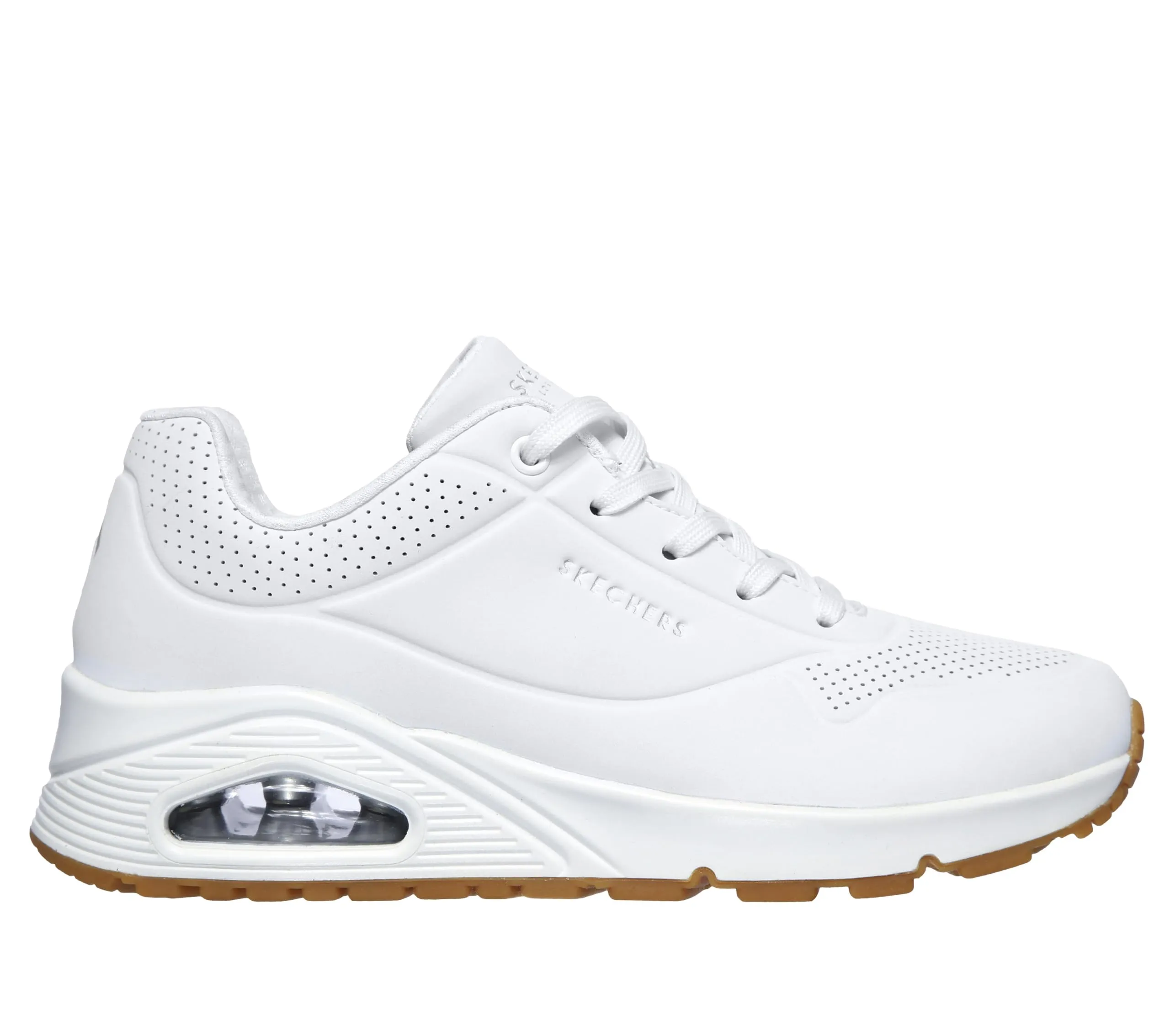 Skechers Uno Stand On Air Women's Sneakers - White - 6.5 Wide - immagine 7
