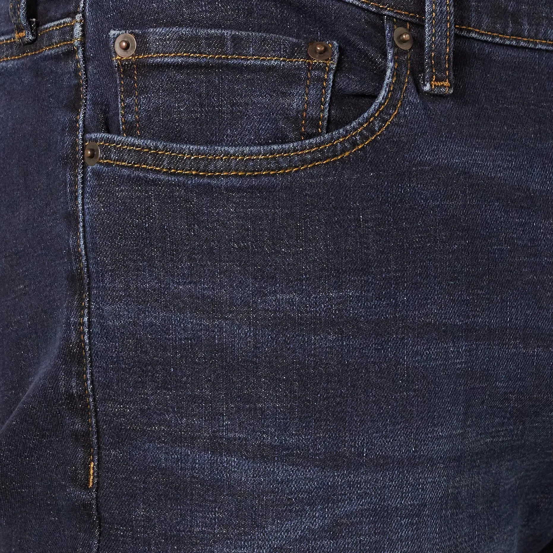 Amazon Essentials Jeans Slim Fit Elasticizzati Uomo, Blu Scuro Vintage, 31W / 29L - immagine 7