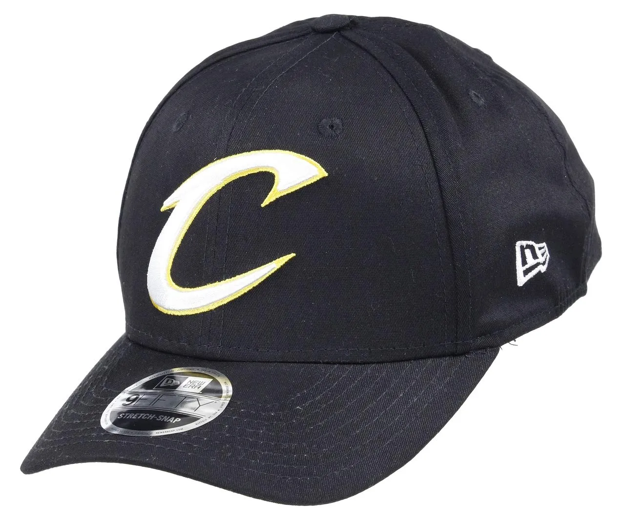 New Era Cleveland Cavaliers 9Fifty Stretch Snapback Cap NBA Essential Black - One Size - immagine 1