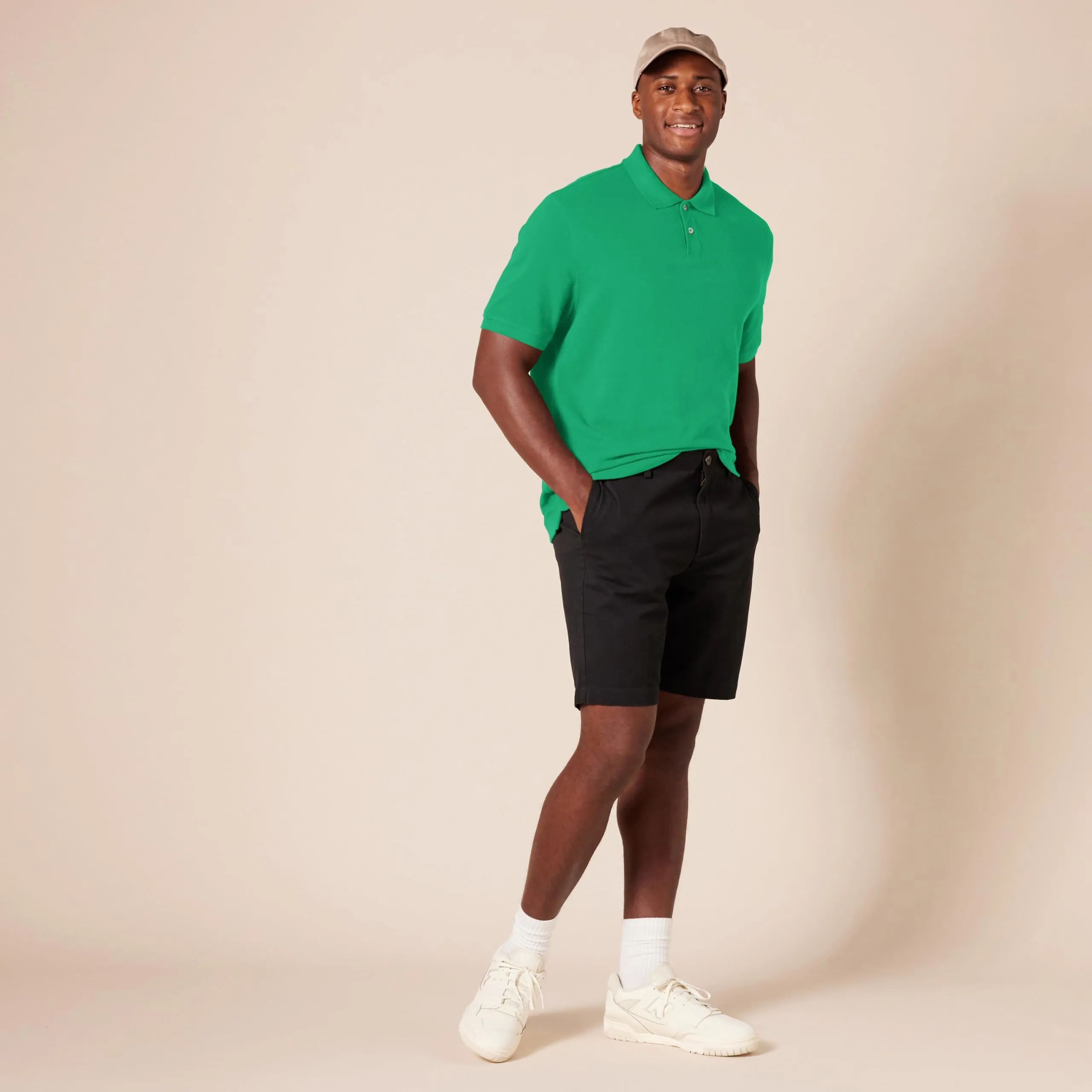 Amazon Essentials Polo in Piqué di Cotone Slim Uomo, Verde, L - immagine 8