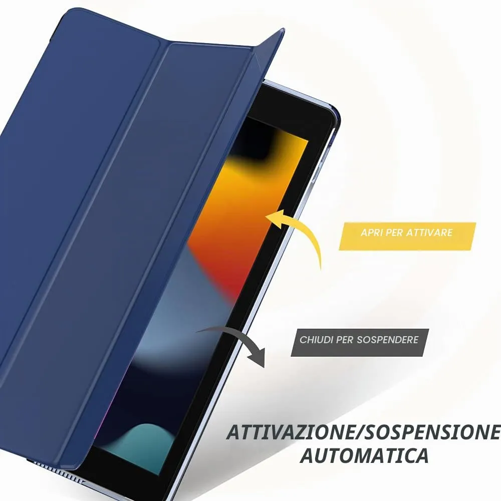 MoKo Cover for iPad 7th Gen 10.2" (2019), Blu Marino - immagine 5
