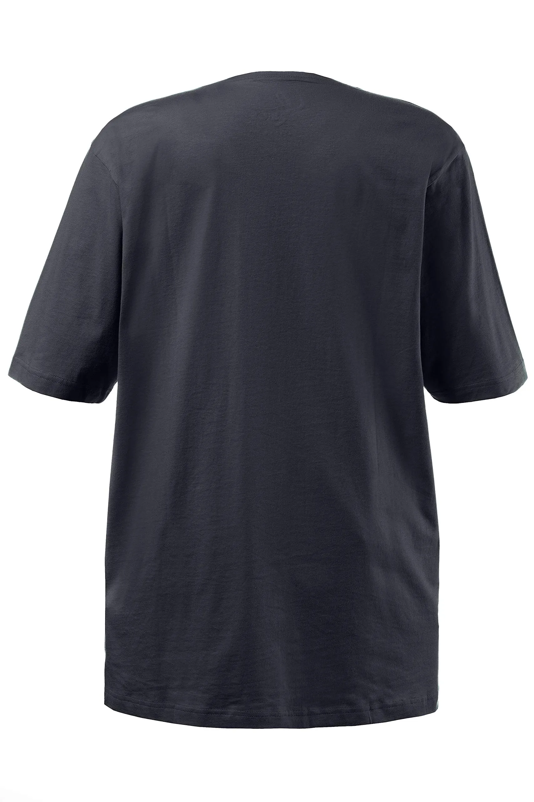 Ulla Popken Maglietta Basic Scollo a V Mezza Manica Donna, Blu Nero, 60-62 - immagine 6