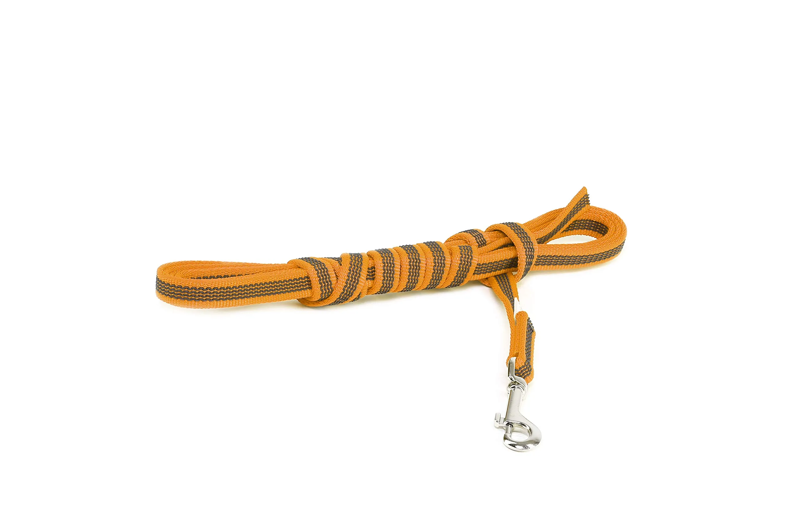 Julius-K9 Super Presa Guinzaglio Senza Manico, 14 mm x 3 m, Arancione - immagine 3