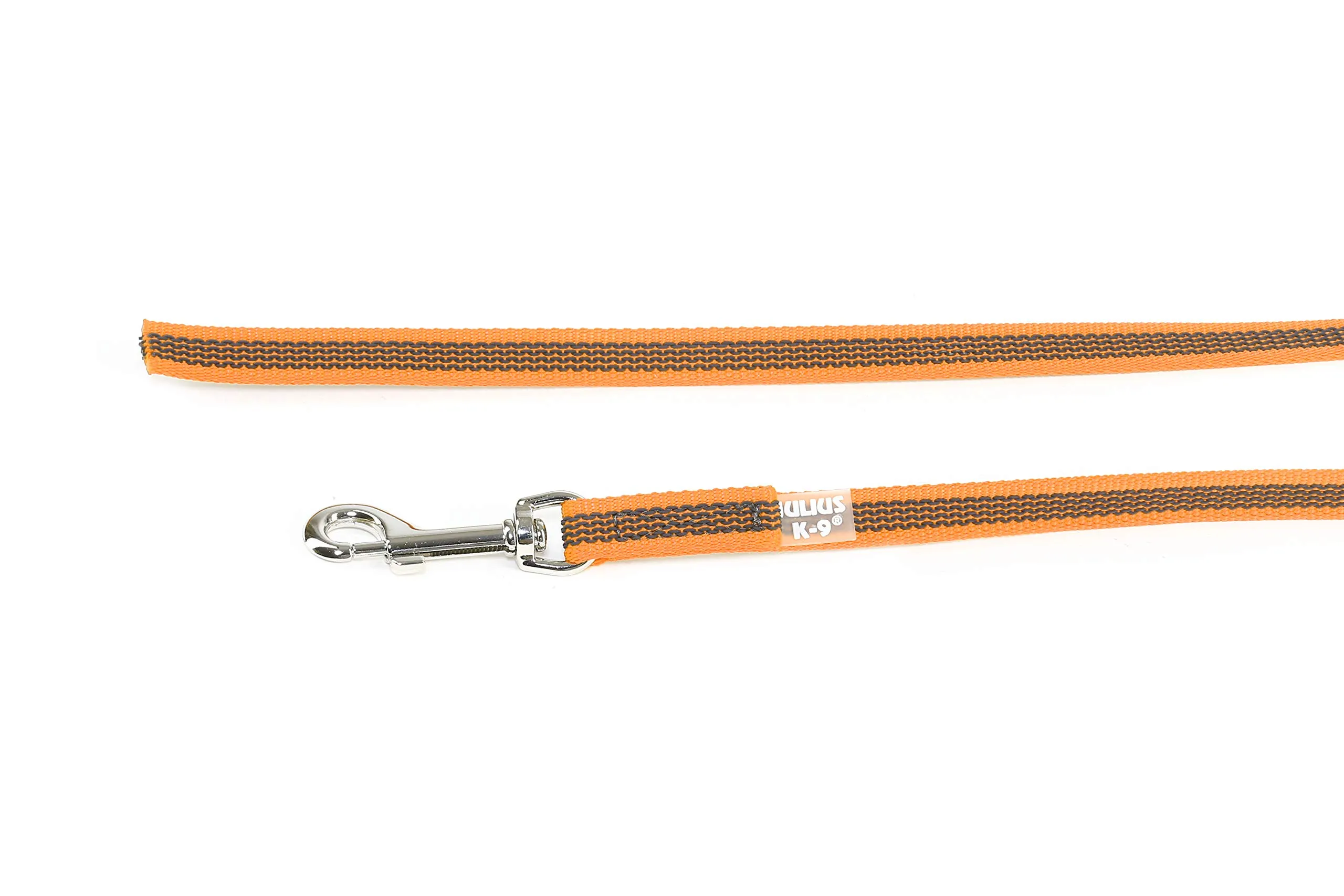 Julius-K9 Super Presa Guinzaglio Senza Manico, 14 mm x 3 m, Arancione - immagine 5