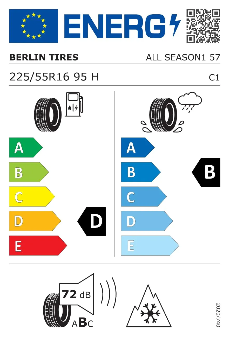 Berlin Tires All Season 1 225/55 R16 95H - immagine 6