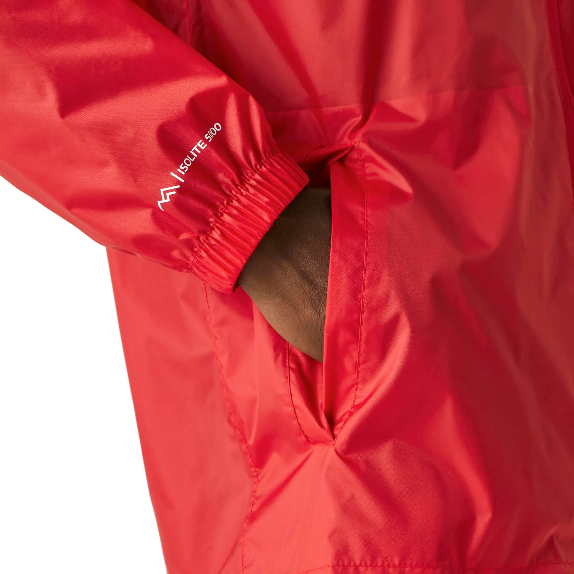 Regatta Pack-It III Giacca Impermeabile da Uomo, Rosso, XXL Plus - immagine 5