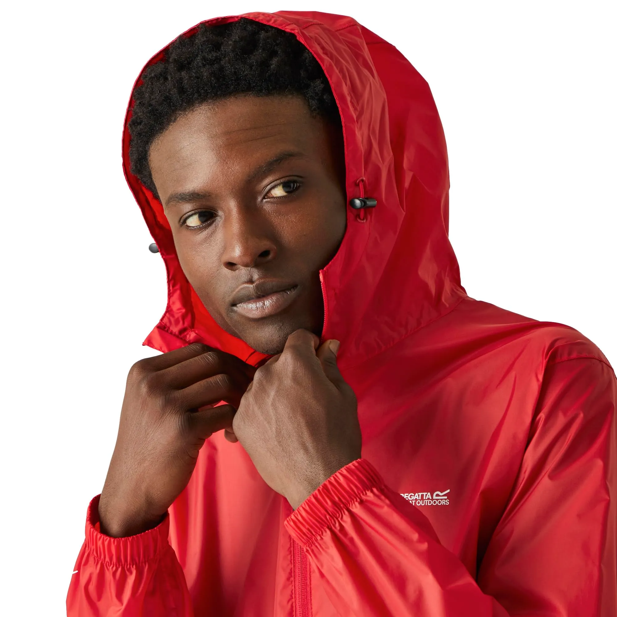 Regatta Pack-It III Giacca Impermeabile da Uomo, Rosso, XXL Plus - immagine 6