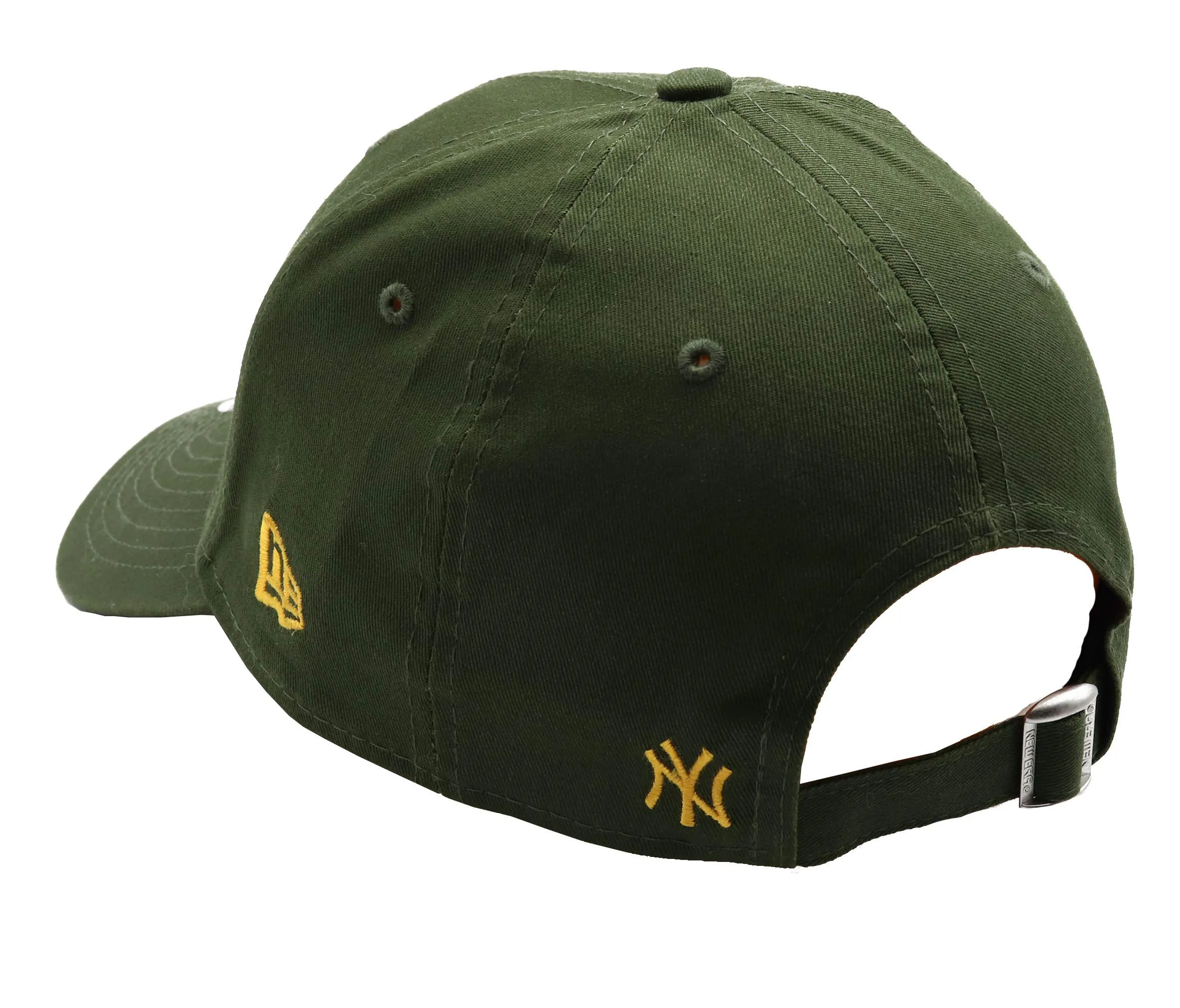 New Era York Yankees MLB 9FORTY Adjustable Baseball Cap - Green/Gold - immagine 2