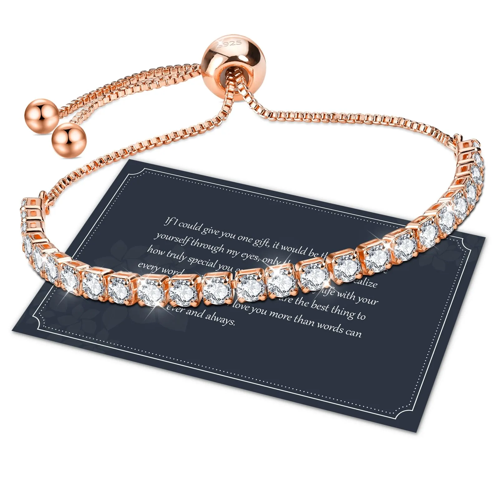 J.Fée Bracciale Tennis Donna in Argento 925 e Zircone 5A - immagine 1