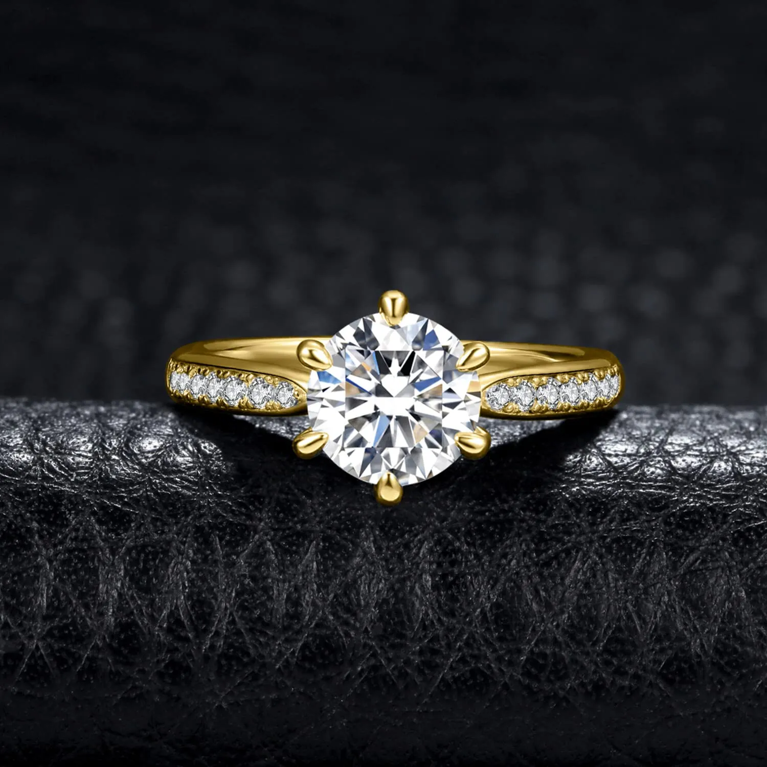 JewelryPalace Classico Anello Solitario Donna Argento 925 con Cubica Zirconia 3ct, Taglia 22 - immagine 3