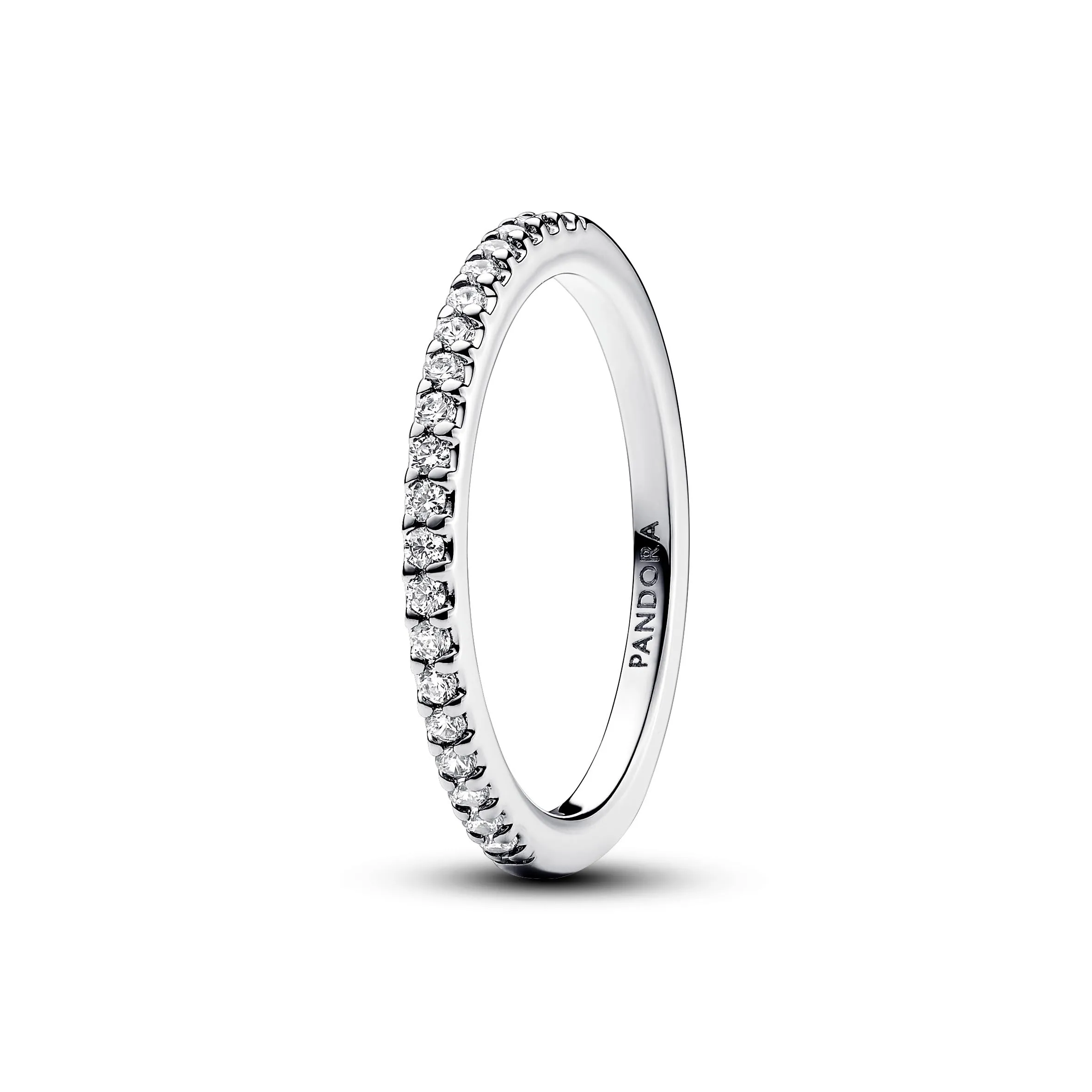 Pandora Timeless Eternity Anello in Argento Sterling con Zirconia Cubica Trasparente, 60 - immagine 1