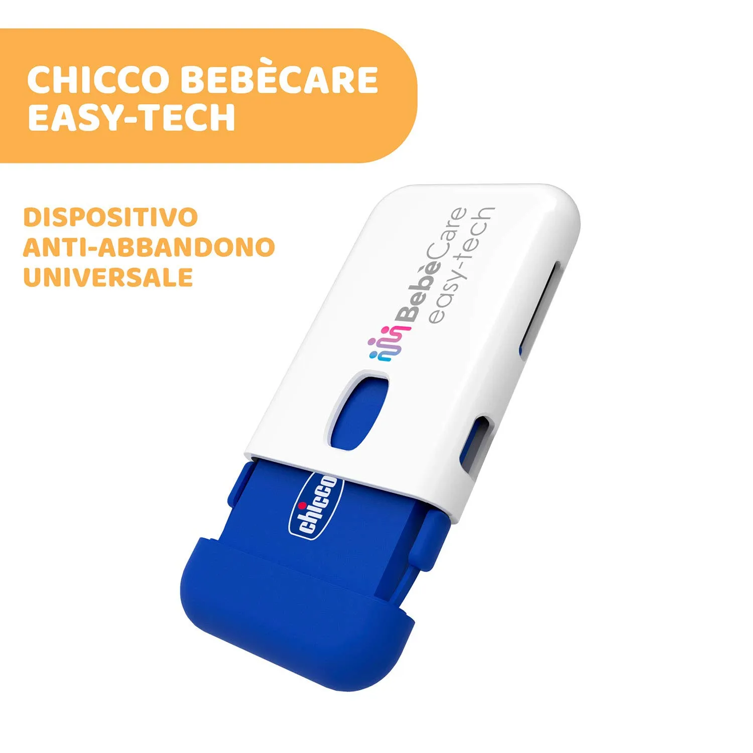 Chicco Bebècare Easy-Tech Dispositivo Anti Abbandono Universale Per Seggiolino Auto, Bianco Blu - immagine 2