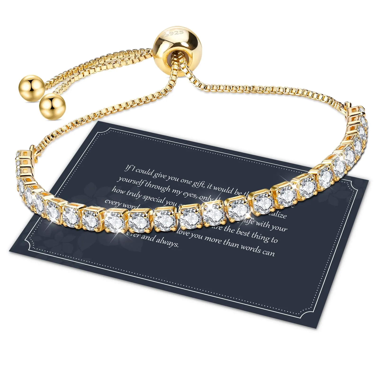 J.Fée Bracciale Tennis Donna in Argento 925 e Zircone 5A - immagine 1