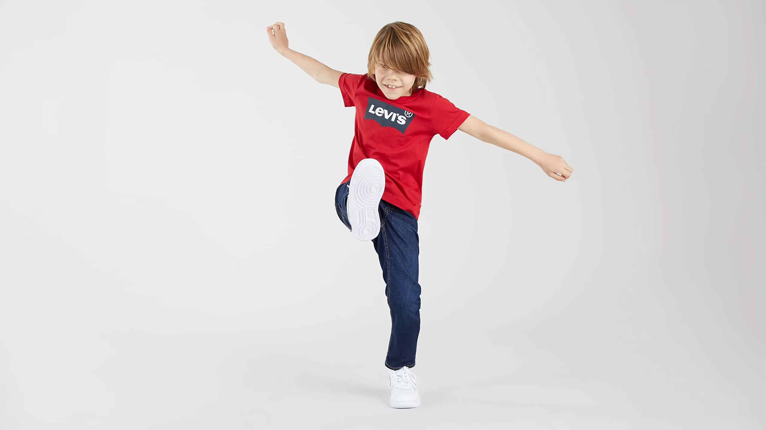 Levi's Batwing Tee T-shirt, Rosso (Levis Red), 10 anni - immagine 2
