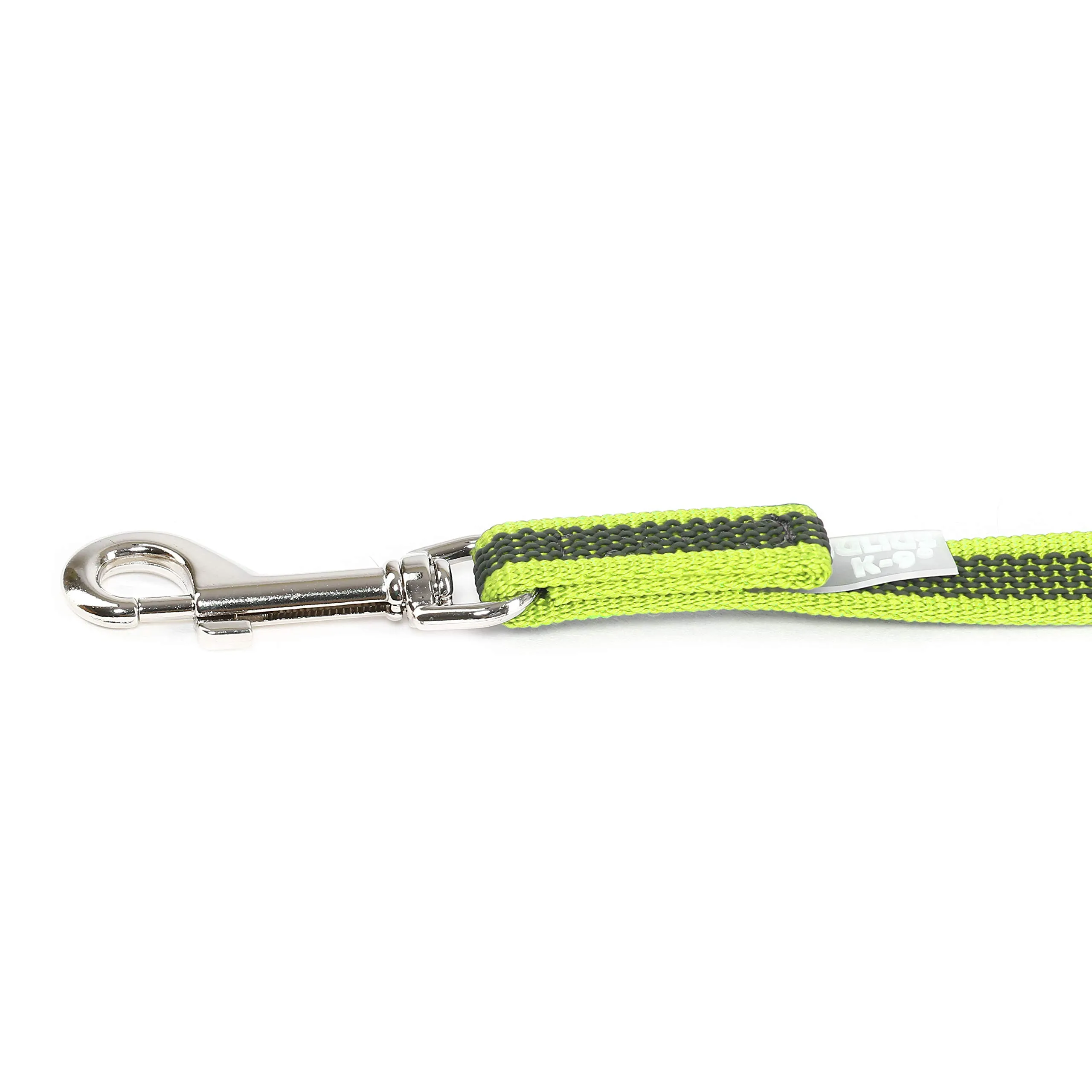 Julius-K9 Super Presa Guinzaglio Con Manico, 14 mm x 2 m, Giallo Neon - immagine 4