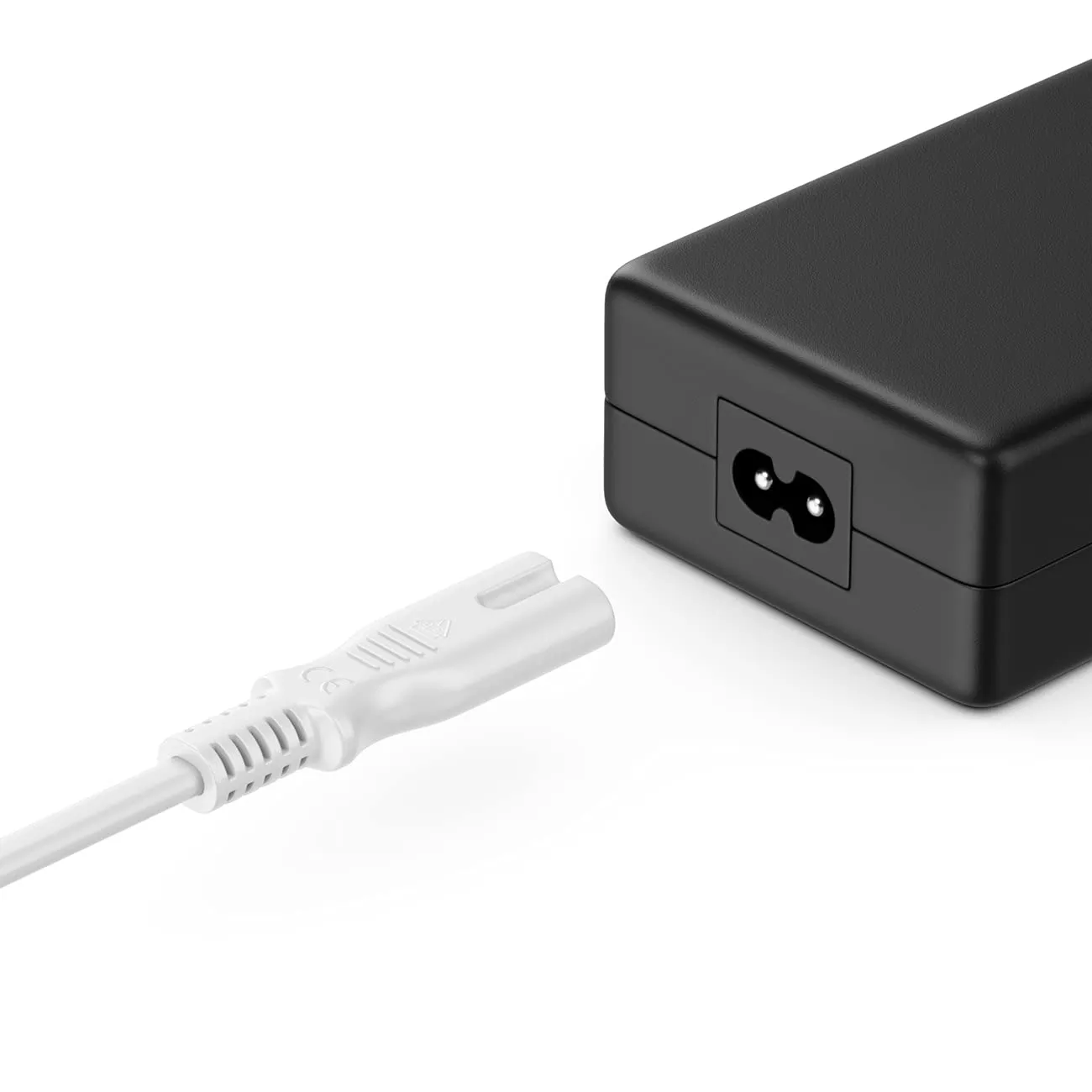deleyCON Cavo di Alimentazione Europlug a Presa C7, 1m, Bianco - immagine 5