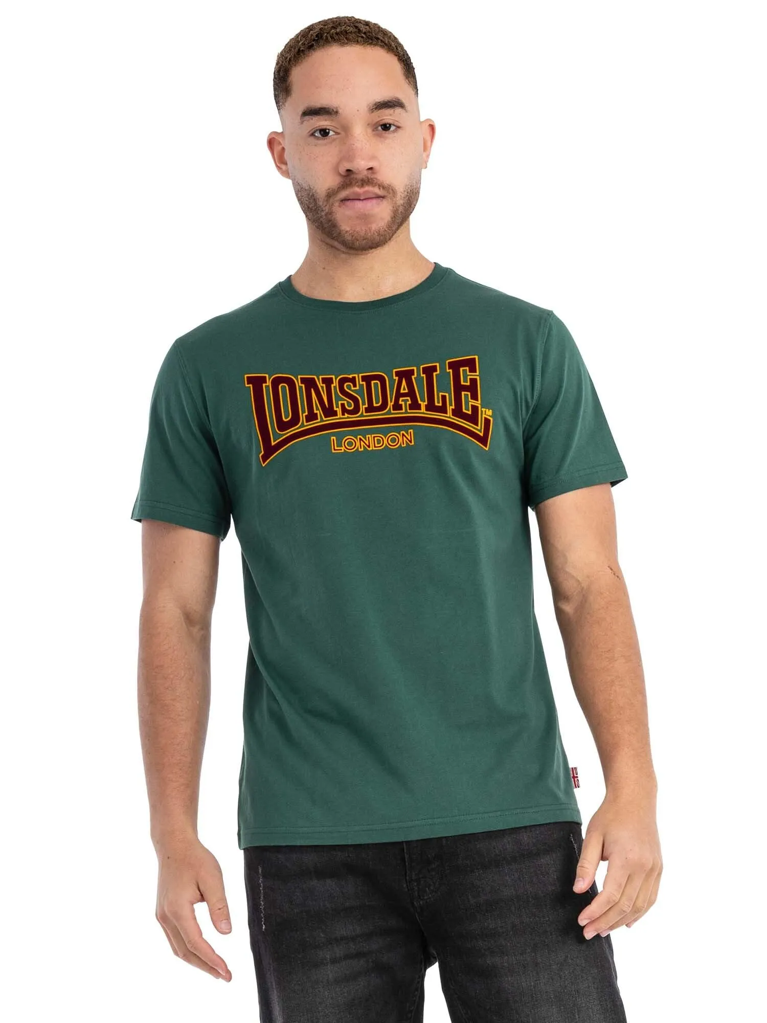Lonsdale London Classic Mens T-Shirt Tank Top - Bottlegreen, Large - immagine 1
