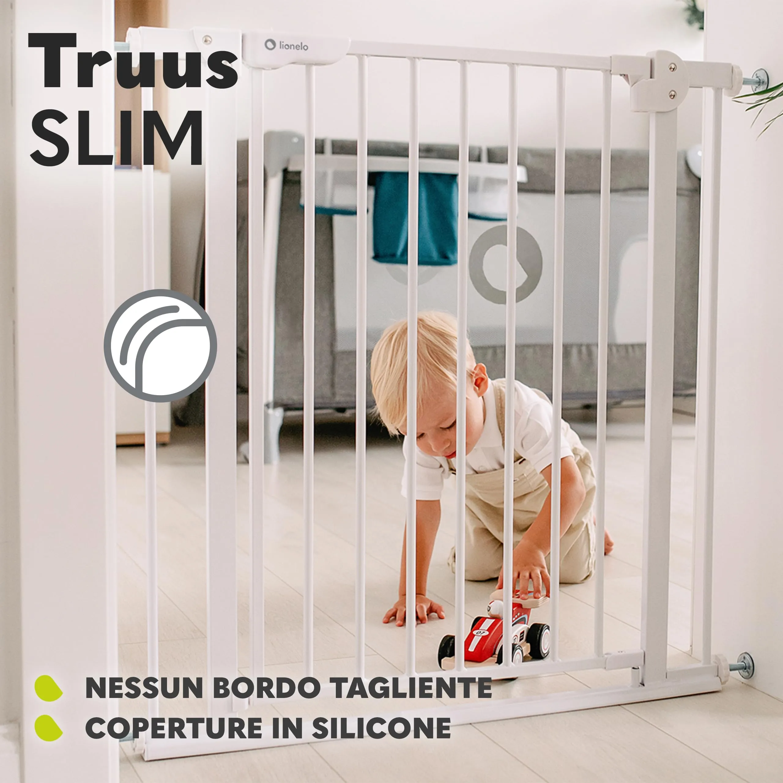 Lionelo Truus Slim Cancelletto di Sicurezza Larghezza Regolabile 75-105 cm - immagine 7