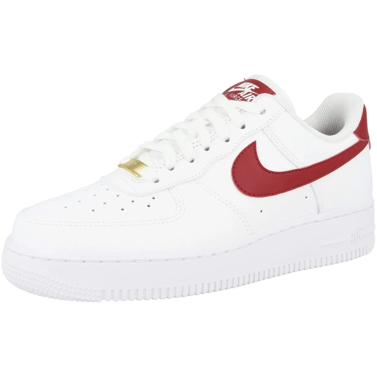 Nike Wmns Air Force 1 '07, White Gym Red Metallic Gold, 42.5 EU - immagine 4
