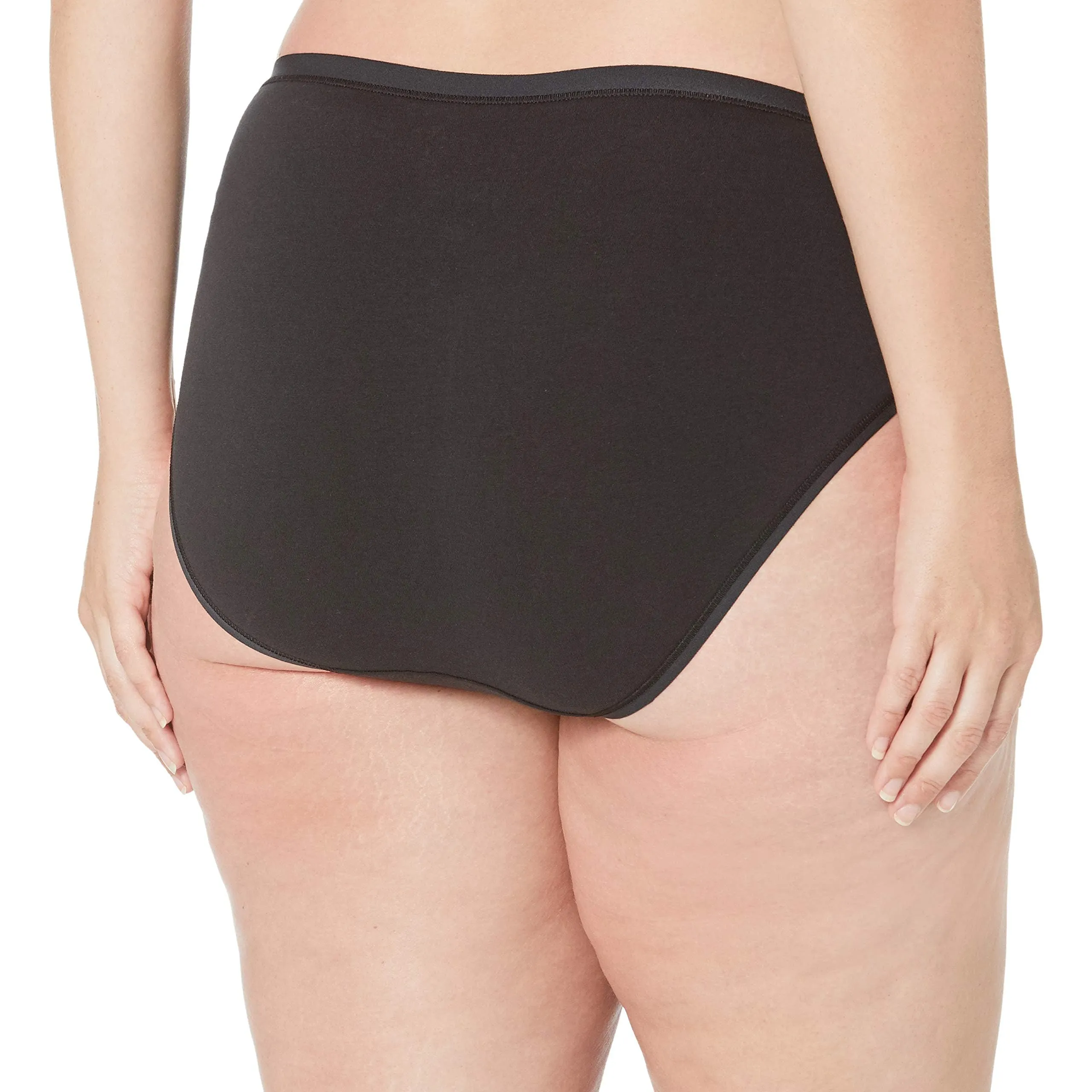 Amazon Essentials Slip Bikini in Cotone, Pacco da 6, Colori Basici/Righe, 3XL Plus - immagine 2