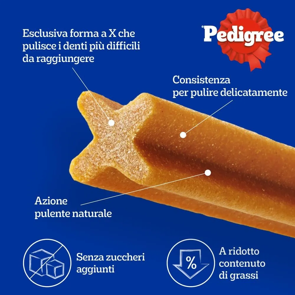 Pedigree Dentastix Snack per l'Igiene Orale, Cane Medio 10-25 kg, 180g, 105 Pezzi - immagine 2