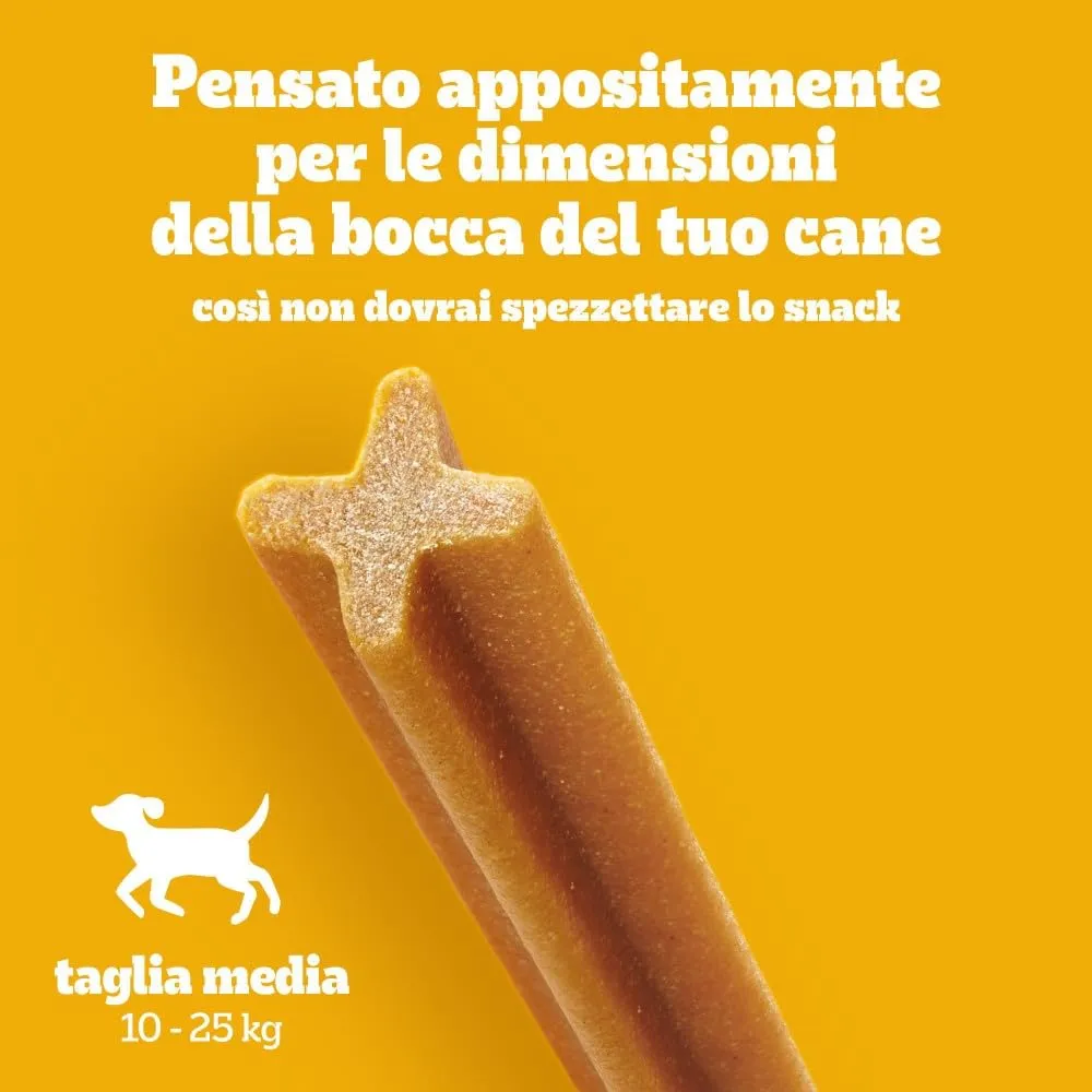Pedigree Dentastix Snack per l'Igiene Orale, Cane Medio 10-25 kg, 180g, 105 Pezzi - immagine 6