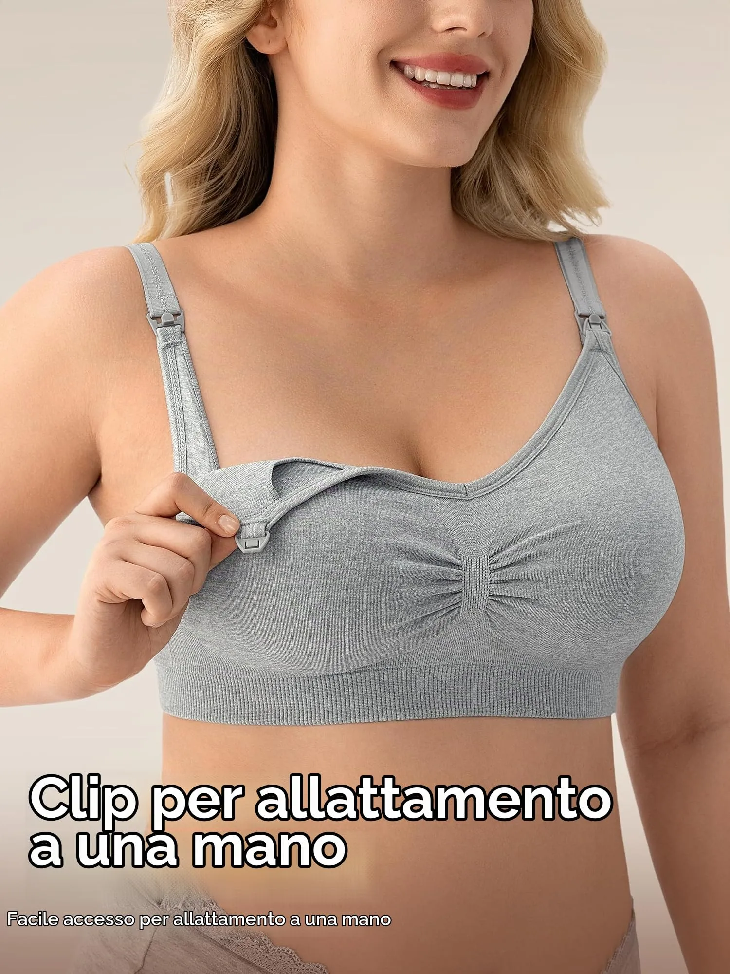 HBselect Set 3 Reggiseni Allattamento con Estensioni per Donna - immagine 2
