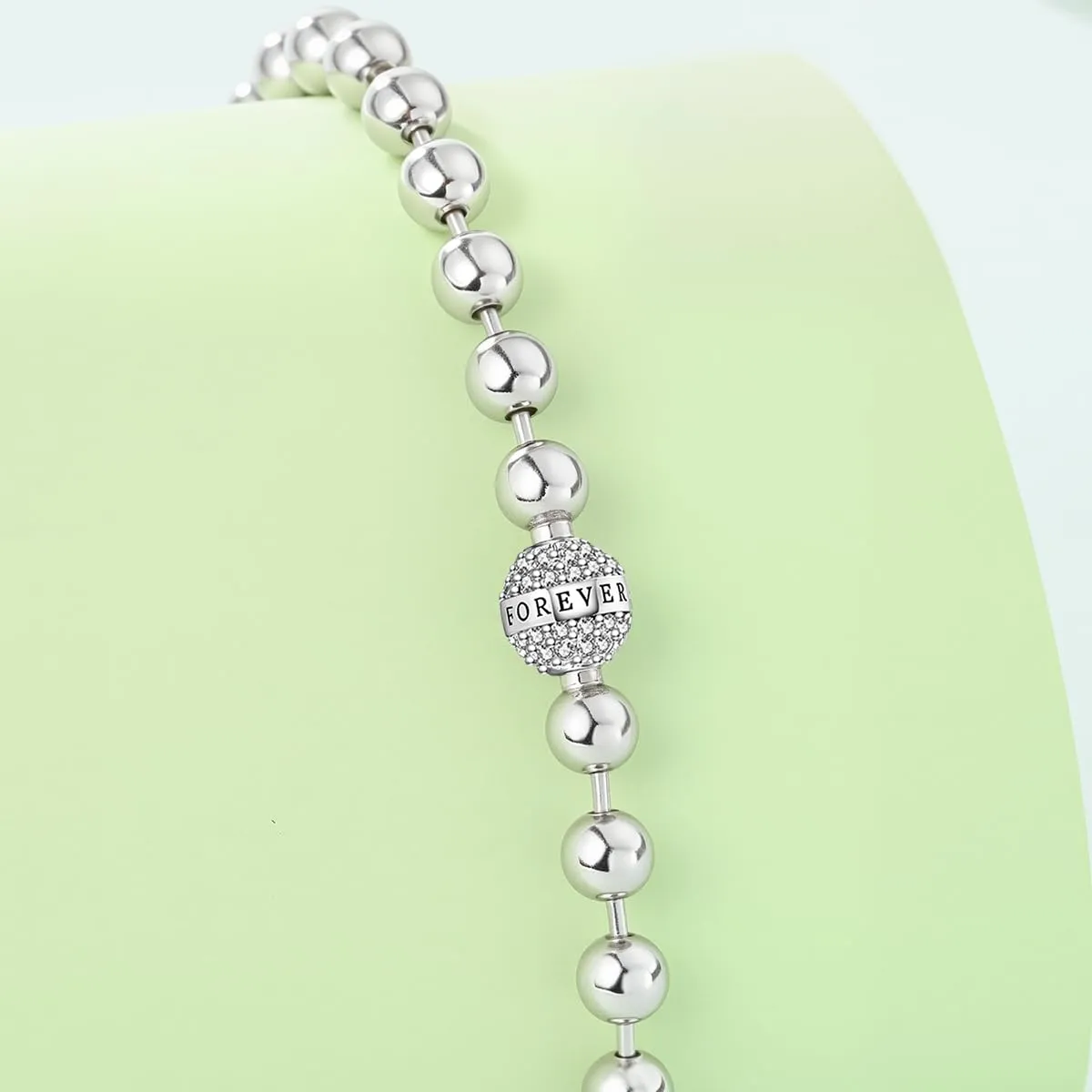 Pandach Bracciale Snake in Argento Sterling 925 per Ciondolo, 17cm - immagine 2