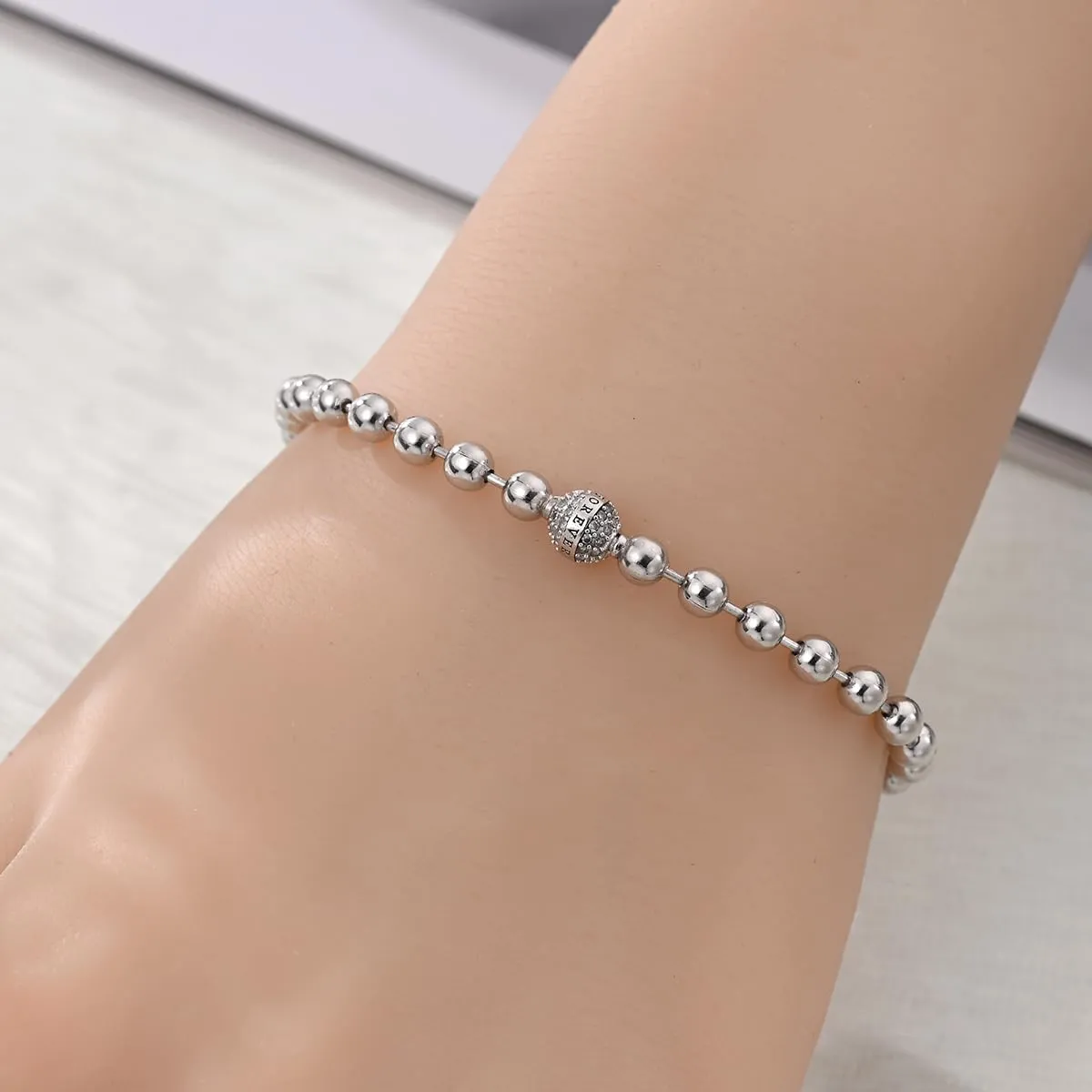 Pandach Bracciale Snake in Argento Sterling 925 per Ciondolo, 17cm - immagine 4