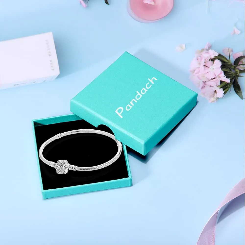 Pandach Bracciale Snake in Argento Sterling 925 per Ciondoli, 19cm - immagine 6