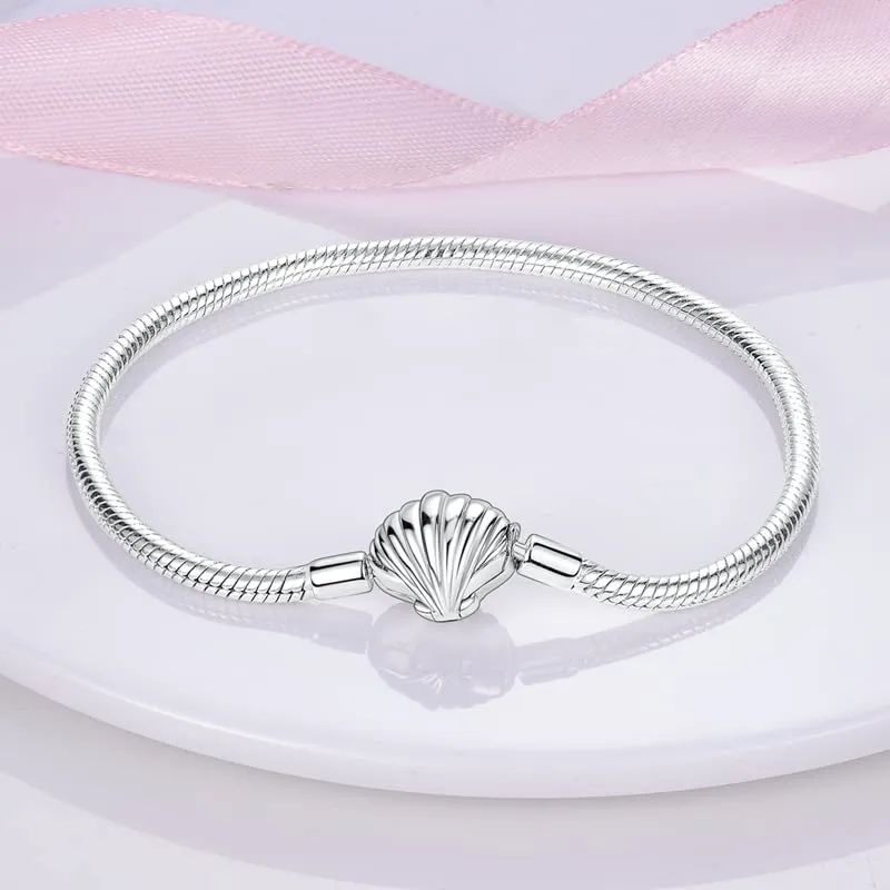 Pandach Bracciale Snake in Argento Sterling 925 per Ciondoli Compatibile con Pandora, 18cm - immagine 4