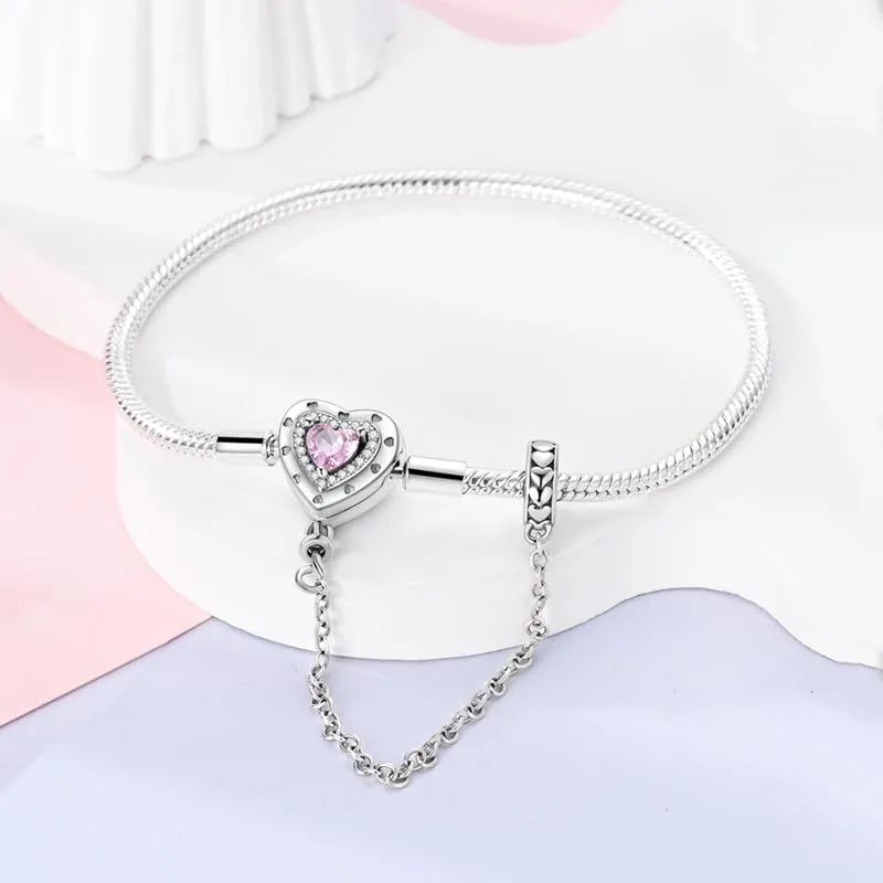 Pandach Bracciale Snake in Argento Sterling 925 per Ciondolo, Compatibile con Pandora, 20cm - immagine 2