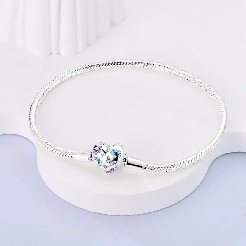 Pandach Bracciale Snake in Argento Sterling 925 per Ciondolo, Compatibile con Pandora, 20cm - immagine 2