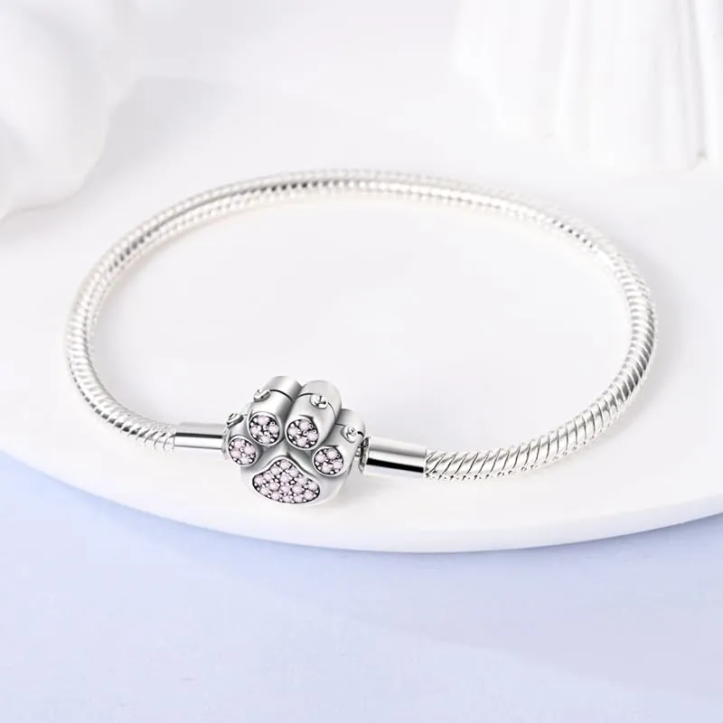 Pandach Bracciale Snake in Argento Sterling 925 per Ciondolo, Compatibile con Pandora, 18cm - immagine 2