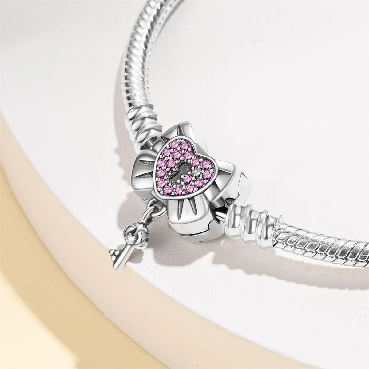 Pandach Bracciale Snake in Argento Sterling 925 per Donna, Compatibile con Pandora, 18cm - immagine 3