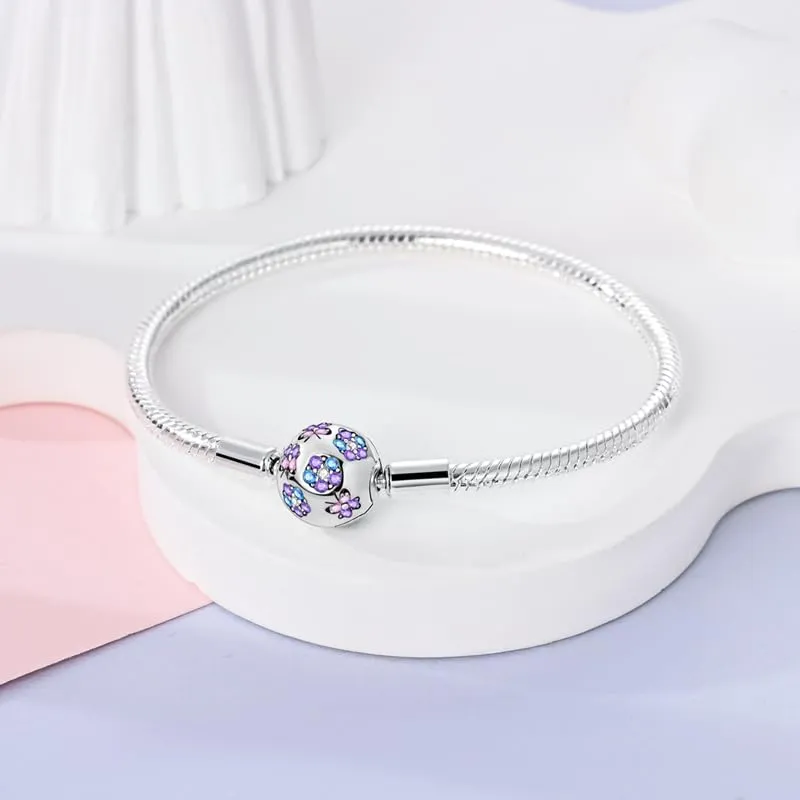 Pandach Bracciale Snake in Argento Sterling 925 Compatibile con Pandora 17cm - immagine 2