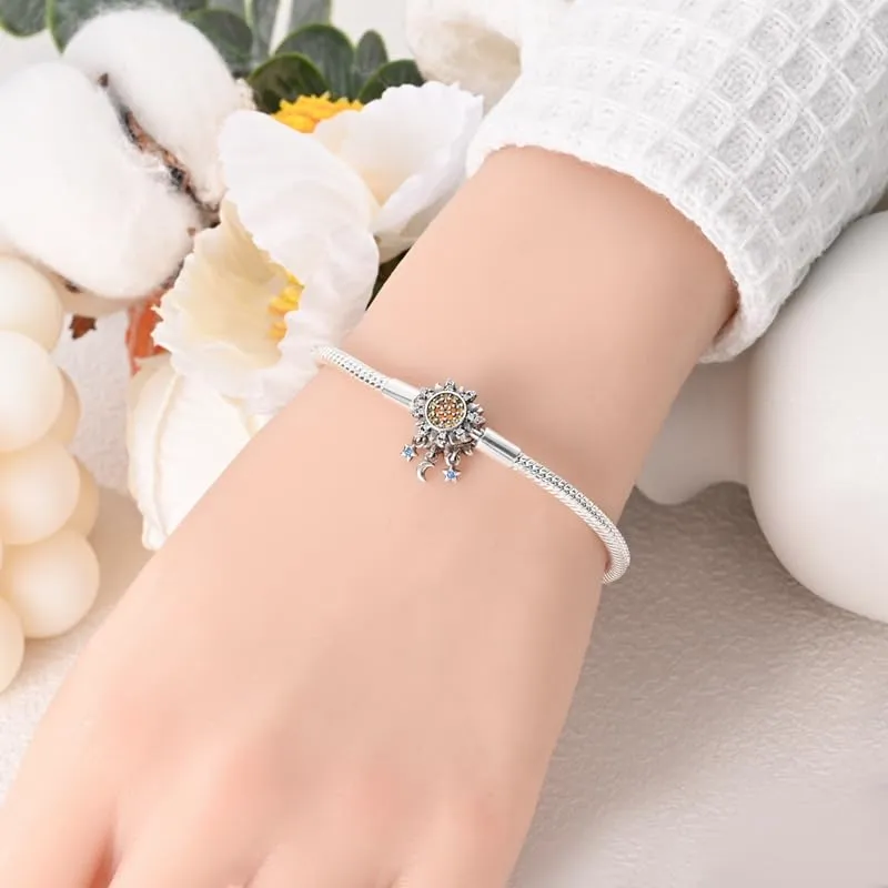 Pandach Bracciale Snake in Argento Sterling 925 per Donna, Compatibile con Pandora, 18cm - immagine 4