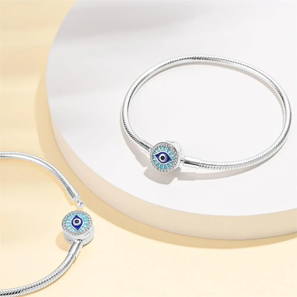 Pandach Bracciale Snake in Argento Sterling 925 Compatibile con Pandora, 19cm - immagine 5