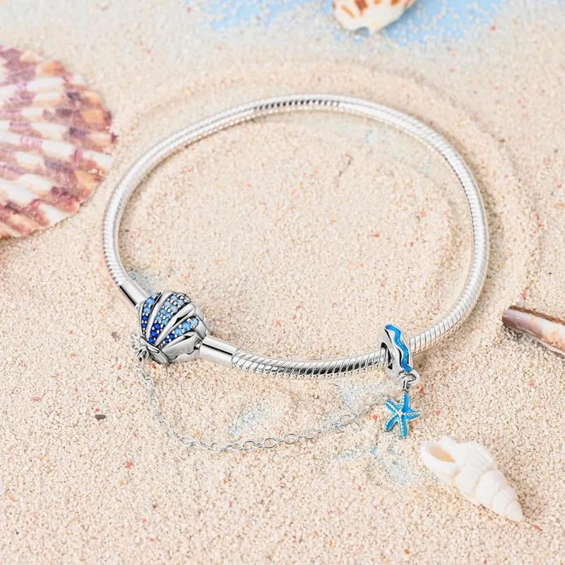 Pandach Bracciale Snake in Argento Sterling 925 per Ciondolo, Compatibile con Pandora, 19cm - immagine 2