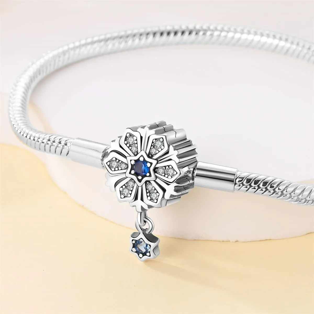 Pandach Bracciale Donna Snake in Argento Sterling 925 Compatibile con Pandora, 20cm - immagine 2