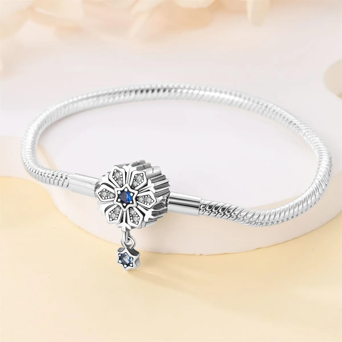 Pandach Bracciale Donna Snake in Argento Sterling 925 Compatibile con Pandora, 20cm - immagine 3