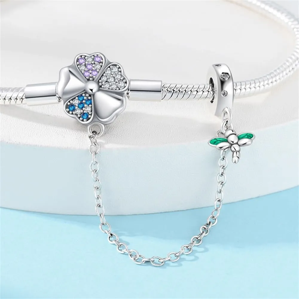 Pandach Bracciale Snake in Argento Sterling 925 Compatibile con Pandora, 17cm - immagine 2
