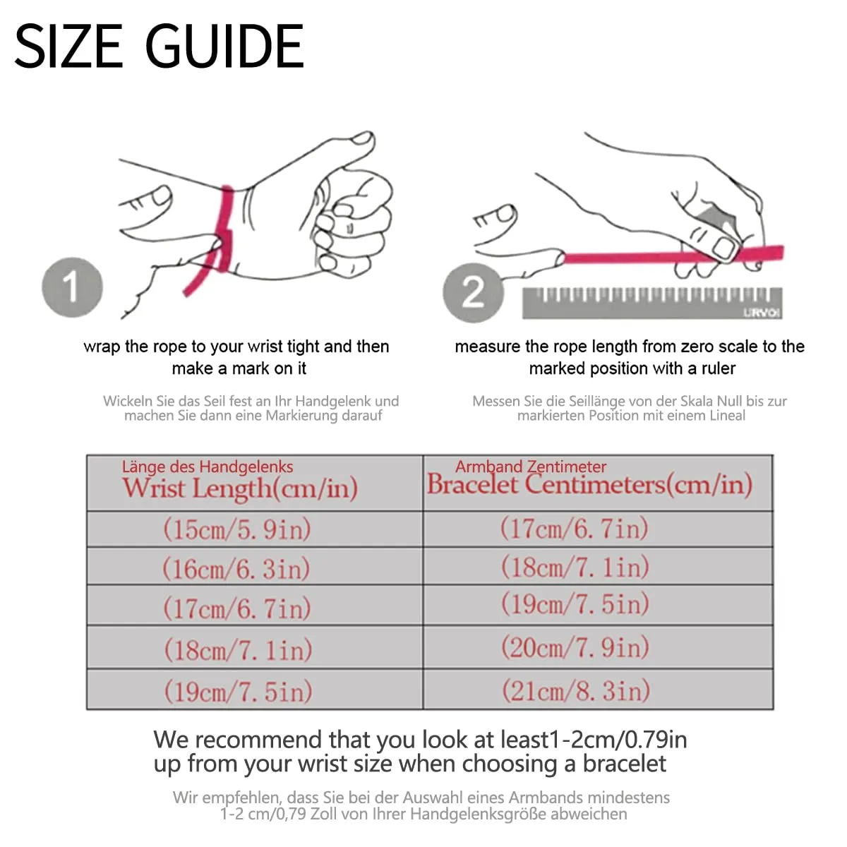 Pandach Bracciale Snake in Argento Sterling 925 per Ciondoli, Compatibile con Pandora, 17cm - immagine 6